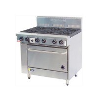 Goldstein PF628 Gas 6 Burner with Oven